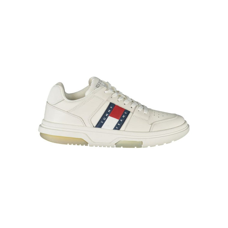 Γυναικεία sneakers Tommy Hilfiger Bianco από δέρμα