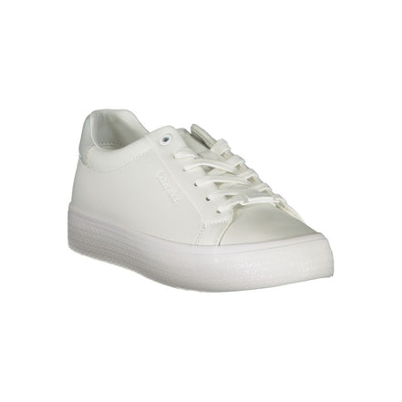 Calvin Klein White Leather Sneakers