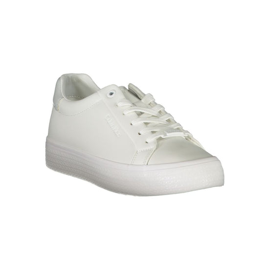 Calvin Klein White Leather Sneakers
