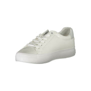 Calvin Klein White Leather Sneakers