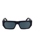 Calvin Klein Blue Acetate Women's Sunglass