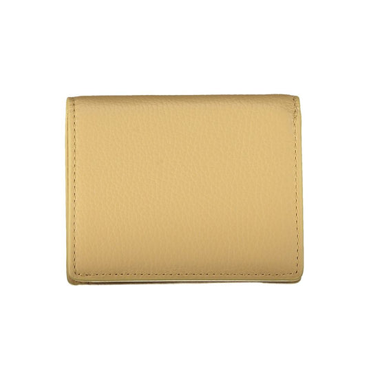 Γυναικείο πορτοφόλι Coccinelle Beige από δέρμα