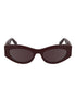 Calvin Klein Rosso Acetate Women Sunglass