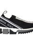 Dolce & Gabbana Black White Slip On Sorrento Sneakers Shoes