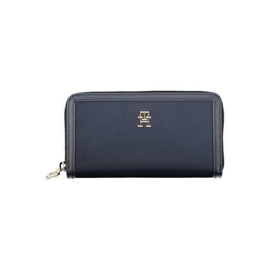 Tommy Hilfiger μπλε γυναικείο πορτοφόλι από πολυεστέρα