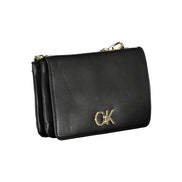 Μαύρη Γυναικεία Τσάντα Ώμου Calvin Klein από Πολυεστέρα  
