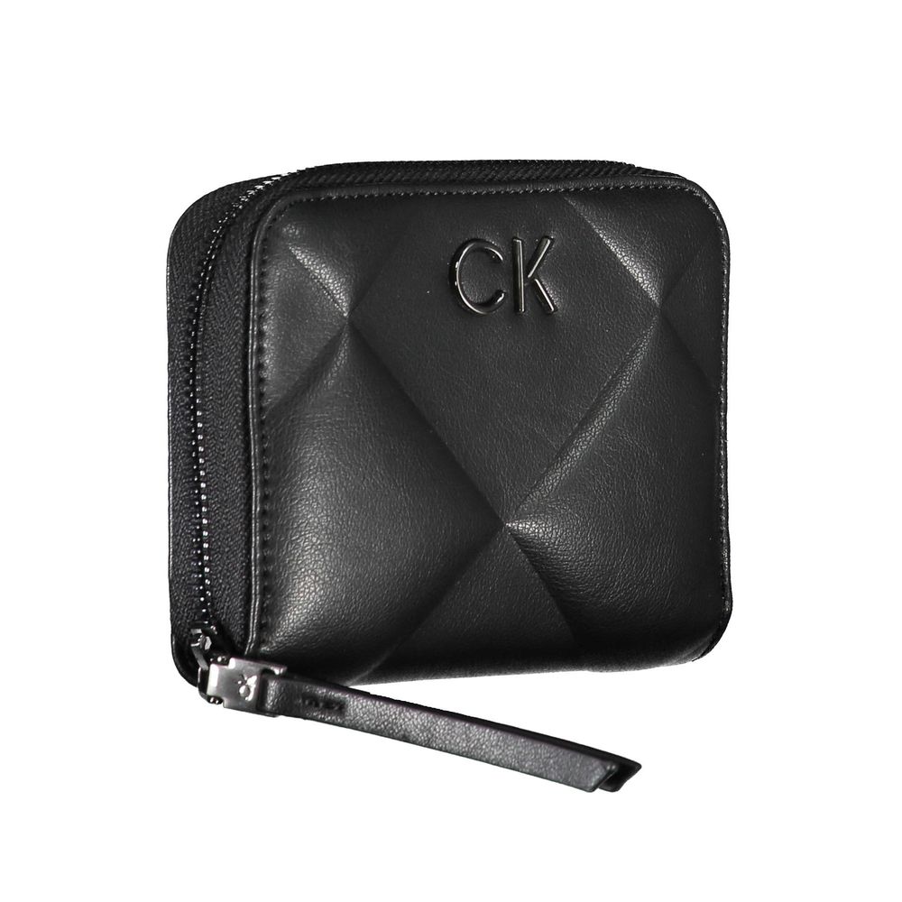 Γυναικείο Πορτοφόλι Calvin Klein Nero Πολυεστέρας