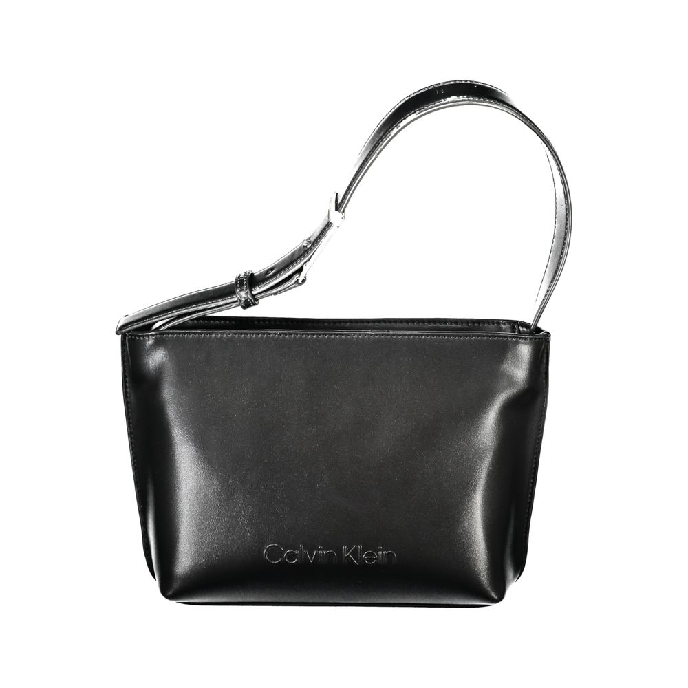 Γυναικεία Τσάντα Ώμου Calvin Klein Μαύρη από Πολυεστέρα