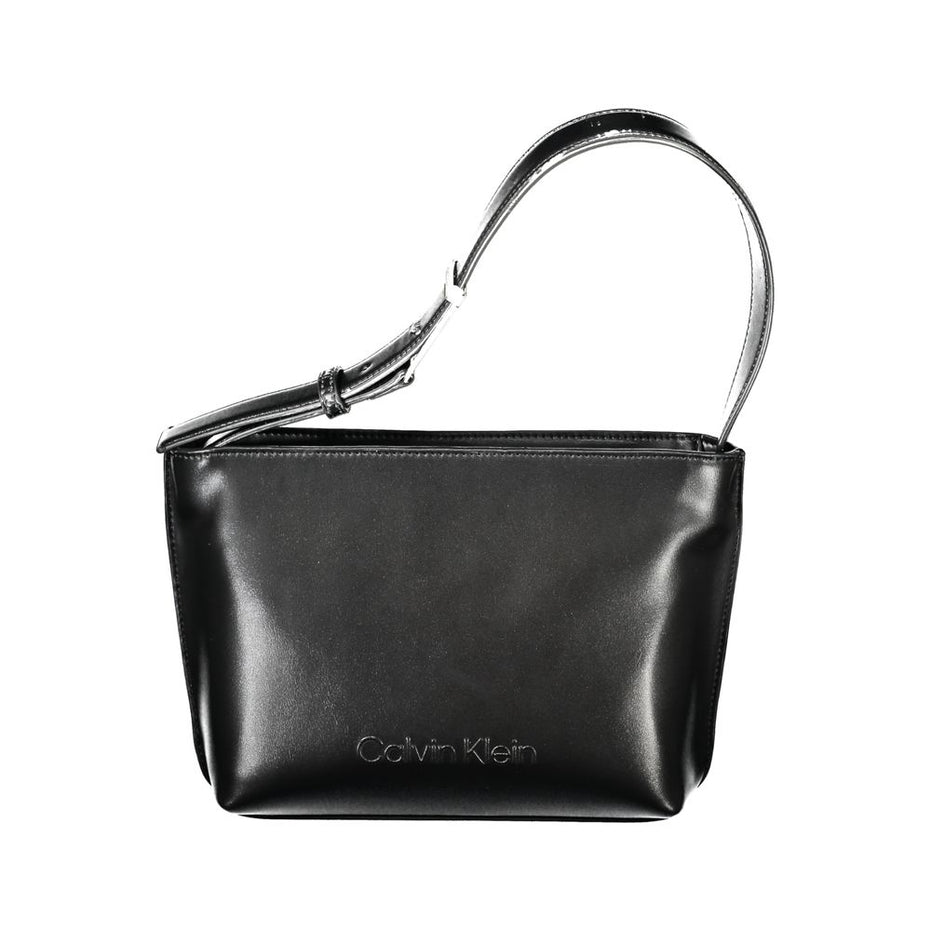 Γυναικεία Τσάντα Ώμου Calvin Klein Μαύρη από Πολυεστέρα
