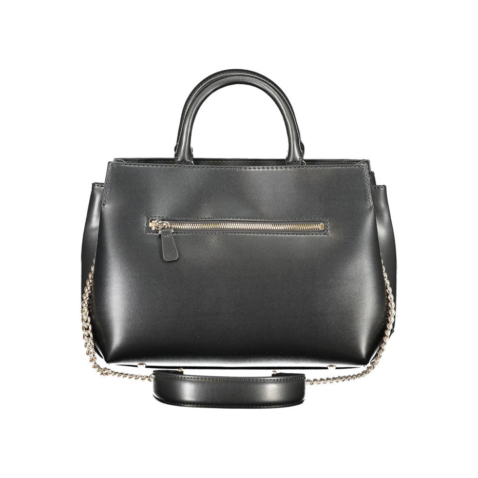 Guess Jeans Black Polyurethane Women's Handbag