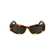 Calvin Klein Marrone Acetate Women Sunglasses