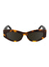 Calvin Klein Marrone Acetate Women Sunglasses