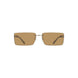 Calvin Klein Beige Metal Women Sunglasses