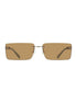 Calvin Klein Beige Metal Women Sunglasses