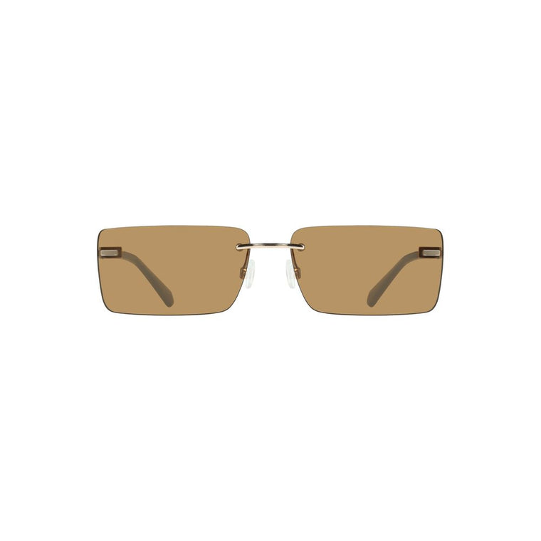 Calvin Klein Beige Metal Women Sunglasses