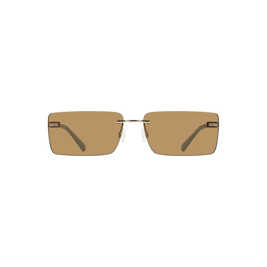 Calvin Klein Beige Metal Women Sunglasses