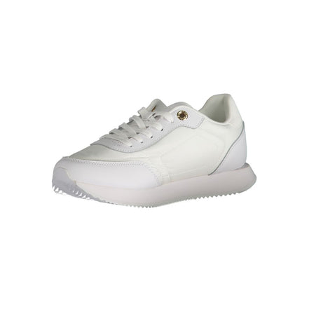 Γυναικεία αθλητικά παπούτσια Tommy Hilfiger White από δέρμα