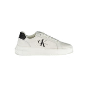 Γυναικεία sneakers Calvin Klein λευκά από δέρμα