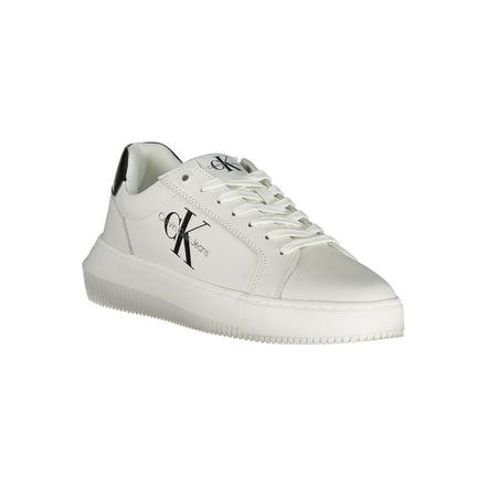 Γυναικεία sneakers Calvin Klein λευκά από δέρμα