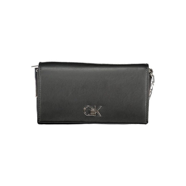 Γυναικεία τσάντα ώμου Calvin Klein από μαύρο πολυεστέρα