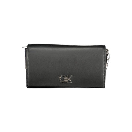 Γυναικεία τσάντα ώμου Calvin Klein από μαύρο πολυεστέρα