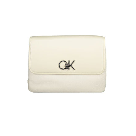 Γυναικεία Τσάντα Χειρός Calvin Klein Μπεζ Πολυεστέρας