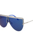 Emilio Pucci Silver Metal Sunglasses