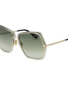 Max Mara Bicolor Metal Sunglasses