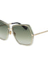 Max Mara Bicolor Metal Sunglasses