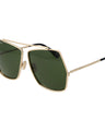Max Mara Gold Metal Sunglasses