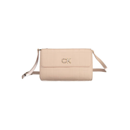 Calvin Klein Γυναικεία Τσάντα Χειρός Rosa από Πολυουρεθάνη