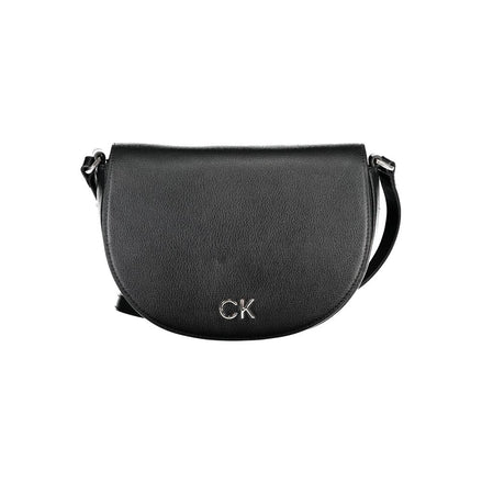 Calvin Klein Nero Πολυουρεθάνη Γυναικεία Τσάντα Ώμου