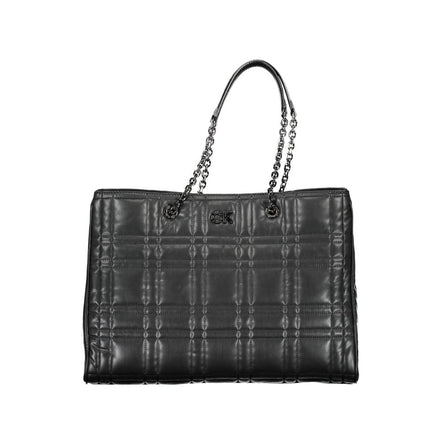 Γυναικεία Τσάντα Χειρός Calvin Klein Nero Πολυεστέρας