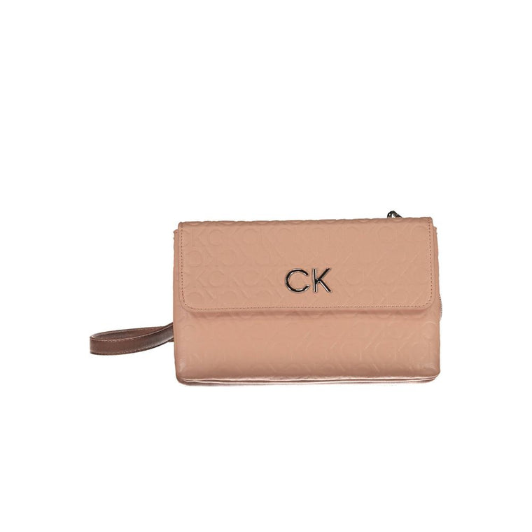 Γυναικεία Τσάντα Ώμου Calvin Klein Ροζ Πολυεστέρας