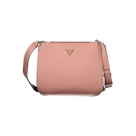 Guess Jeans Rosa Poliuretano Women Handbag