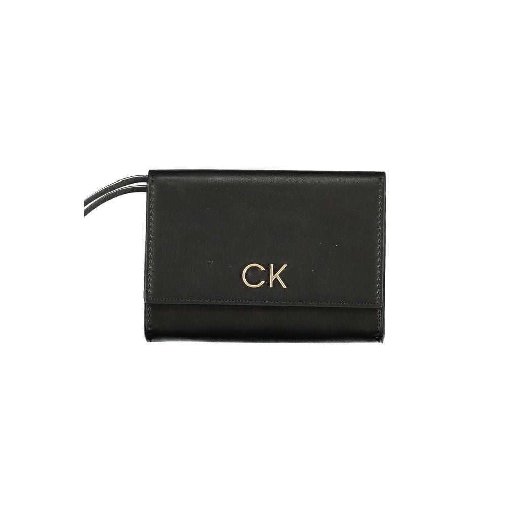 Γυναικείο Πορτοφόλι Calvin Klein από Μαύρο Πολυεστέρα  