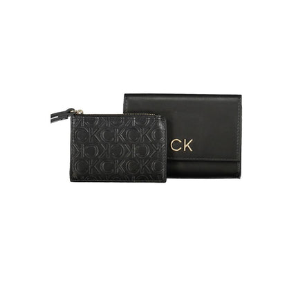 Γυναικείο Πορτοφόλι Calvin Klein από Μαύρο Πολυεστέρα  