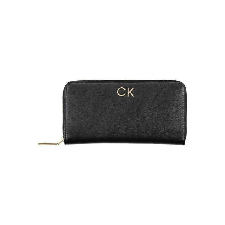 Γυναικείο Πορτοφόλι Calvin Klein από Μαύρο Πολυεστέρα  