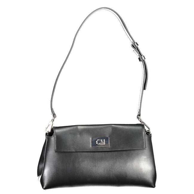 Γυναικεία Τσάντα Ώμου Calvin Klein Nero από Πολυουρεθάνη