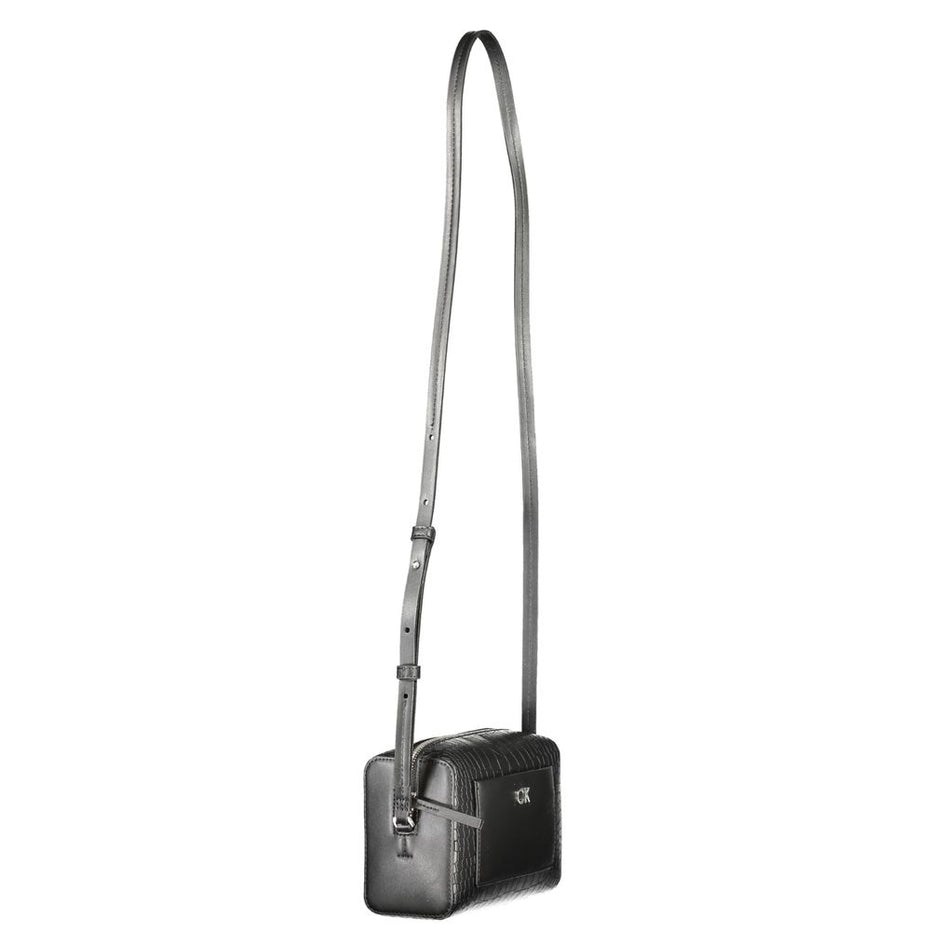 Calvin Klein Black Polyester Women Shoulder Bag