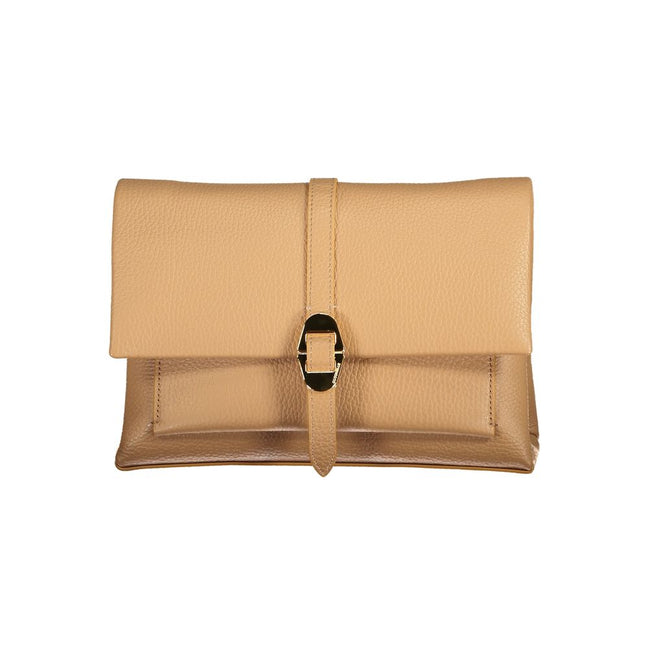 Coccinelle Marrone Leather Women Handbag