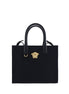 Versace Black Cotton Shoulder Bag