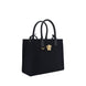Versace Black Cotton Shoulder Bag
