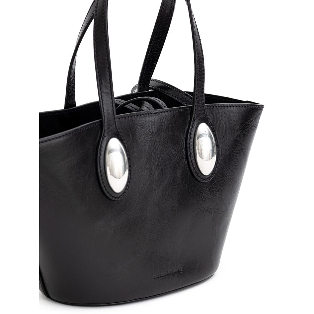 Τσάντα ώμου από μαύρο δέρμα Alexander Wang