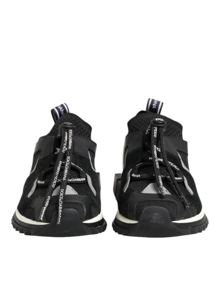 Dolce & Gabbana Μαύρα Λευκά Λογότυπα Παπούτσια Sneakers Sorrento