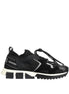 Dolce & Gabbana Μαύρα Λευκά Λογότυπα Παπούτσια Sneakers Sorrento