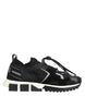 Dolce & Gabbana Μαύρα Λευκά Λογότυπα Παπούτσια Sneakers Sorrento