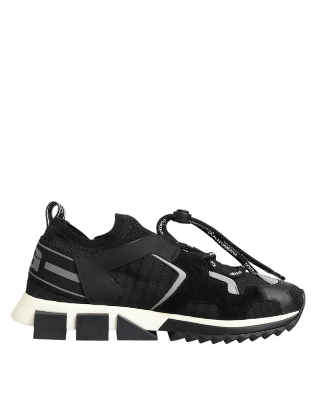 Dolce & Gabbana Μαύρα Λευκά Λογότυπα Παπούτσια Sneakers Sorrento