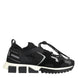 Dolce & Gabbana Μαύρα Λευκά Λογότυπα Παπούτσια Sneakers Sorrento