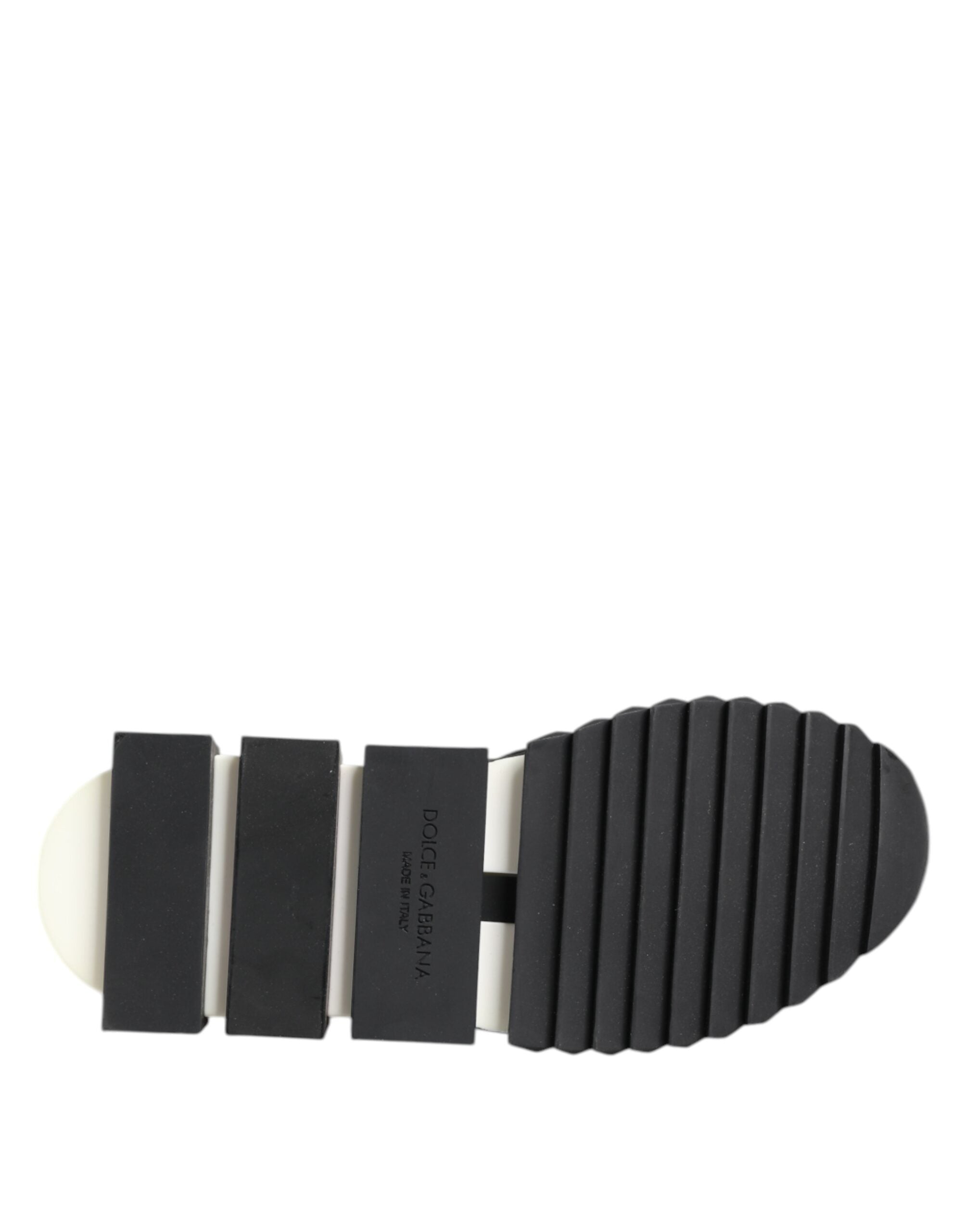 Dolce & Gabbana Μαύρα Λευκά Λογότυπα Παπούτσια Sneakers Sorrento